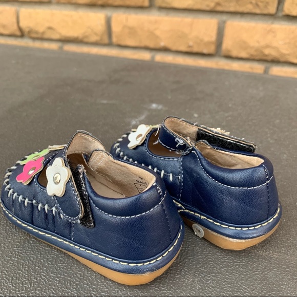 MiniPas Leather Squeaky Baby Walker Shoes - Picture 7 of 7